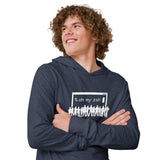 Oh My Zsh logo hooded long-sleeve t-shirt