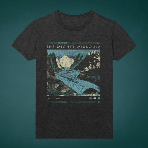The Mighty Missoula - Glacial Lake Missoula Floods t-shirt