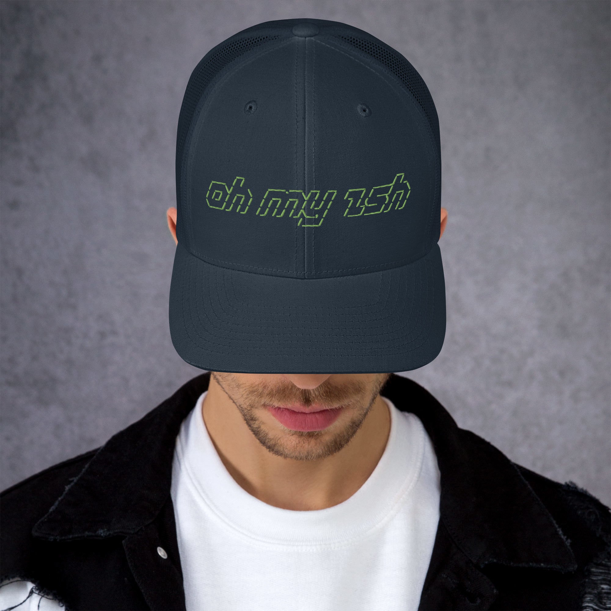 ohmyzsh ASCII trucker cap – Shop Planet Argon